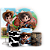 KIT Redondo Trio e Faixa - Fazendinha Menino - Sublimado 3D - Imagem 1