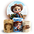 KIT Redondo e Trio - Fazendinha Menino - Sublimado 3D - Imagem 1