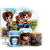 KIT Redondo Trio e Faixa - Fazendinha Menino - Sublimado 3D - Imagem 1