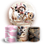 KIT Redondo e Trio - Minnie Safari - Sublimado 3D - Imagem 1