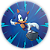 Painel Redondo - Sonic - Sublimado 3D - Imagem 1