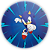 Painel Redondo - Sonic - Sublimado 3D - Imagem 1