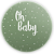 Painel de Mesa - Oh Baby - Sublimado 3D - Imagem 1