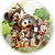 Painel de Mesa - Mickey Safari - Sublimado 3D - Imagem 1
