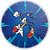Painel de Mesa - Sonic - Sublimado 3D - Imagem 1