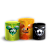 Trio Cilindro - Mickey Dia das Bruxas Halloween - Sublimado 3D - Imagem 1