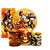 KIT Redondo Trio e Faixa - Mickey Dia das Bruxas Halloween - Sublimado 3D - Imagem 1