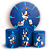 KIT Redondo e Trio - Sonic - Sublimado 3D - Imagem 1
