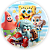 Painel Redondo - Bob Esponja - Sublimado 3D - Imagem 1