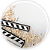 Painel Redondo - Cinema - Sublimado 3D - Imagem 1