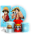 KIT Redondo Trio e Faixa - One Piece - Sublimado 3D - Imagem 1