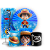KIT Redondo Trio e Faixa - One Piece - Sublimado 3D - Imagem 1