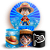 KIT Redondo e Trio - One Piece - Sublimado 3D - Imagem 1