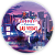 Painel Redondo - Las Vegas - Sublimado 3D - Imagem 1