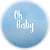 Painel de Mesa - Oh Baby - Sublimado 3D - Imagem 1