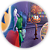 Painel Redondo - Divertida Mente - Sublimado 3D - Imagem 1