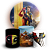 KIT Redondo e Trio - Deadpool e Wolverine - Sublimado 3D - Imagem 1