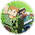 Painel Redondo - Minecraft - Sublimado 3D - Imagem 1