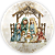 Painel Redondo - Natal - Sublimado 3D - Imagem 1