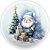 Painel Redondo - Natal - Sublimado 3D - Imagem 1