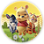 Painel Redondo - Ursinho Pooh - Sublimado 3D - Imagem 1