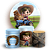 KIT Redondo e Trio - Fazendinha Menino - Sublimado 3D - Imagem 1
