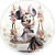Painel de Mesa - Minnie Jardim - Sublimado 3D - Imagem 1