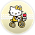 Painel de Mesa - Hello Kitty - Sublimado 3D - Imagem 1