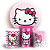 KIT Redondo e Trio - Hello Kitty - Sublimado 3D - Imagem 1
