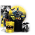 KIT Redondo Trio e Faixa - Batman - Sublimado 3D - Imagem 1