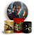KIT Redondo e Trio - Harry Potter - Sublimado 3D - Imagem 1