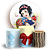 KIT Redondo e Trio - Branca De Neve - Sublimado 3D - Imagem 1