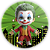 Painel de Mesa - Coringa e Arlequina - Sublimado 3D - Imagem 1