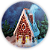 Painel Redondo - Natal - Sublimado 3D - Imagem 1