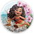 Painel de Mesa - Moana - Sublimado 3D - Imagem 1