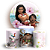 KIT Redondo e Trio - Moana - Sublimado 3D - Imagem 1