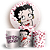 KIT Redondo e Trio - Betty Boop - Sublimado 3D - Imagem 1