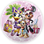 Painel de Mesa - Minnie Pool Party - Sublimado 3D - Imagem 1