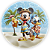 Painel Redondo - Mickey Pool Party - Sublimado 3D - Imagem 1