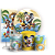 KIT Redondo Trio e Faixa - Mickey Pool Party - Sublimado 3D - Imagem 1