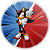 Painel de Mesa - Sonic Shadow - Sublimado 3D - Imagem 1