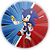 Painel de Mesa - Sonic Shadow - Sublimado 3D - Imagem 1