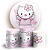KIT Redondo e Trio - Hello Kitty - Sublimado 3D - Imagem 1