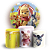 KIT Redondo e Trio - Ursinho Pooh - Sublimado 3D - Imagem 1