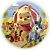 Painel Redondo - Ursinho Pooh - Sublimado 3D - Imagem 1