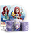 KIT Redondo Trio e Faixa - Princesa Ariel - Sublimado 3D - Imagem 1