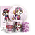 KIT Redondo Trio e Faixa - Patrulha Canina Rosa - Sublimado 3D - Imagem 1