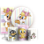 KIT Redondo Trio e Faixa - Looney Tunes - Sublimado 3D - Imagem 1