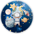 Painel de Mesa - Astronauta - Sublimado 3D - Imagem 1