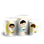 Trio Cilindro - Batizado - Sublimado 3D - Imagem 1
